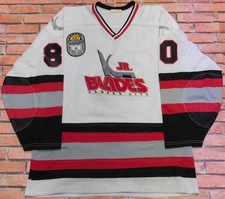 MAGLIA SHIRT ICE HOCKEY GHIACCIO NHL JR BLADES KANSAS CITY HEJNA 80 tg. L