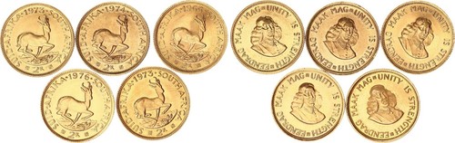 Sudafrica rand 1966 1976 - 5, 2