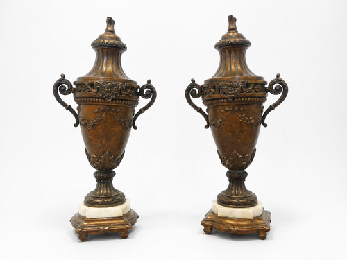 Coppia coppe ottone francia - coppia,