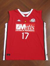 Canotta Maglia POZZECCO VARESE ROOSTERS camiseta basket jersey FIBA ITALIA KAPPA