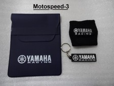 porta documenti yamaha  + polsino yamaha    nero   + portachiavi  gomma  nero