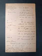 Lettera manoscritta JUVENTUS