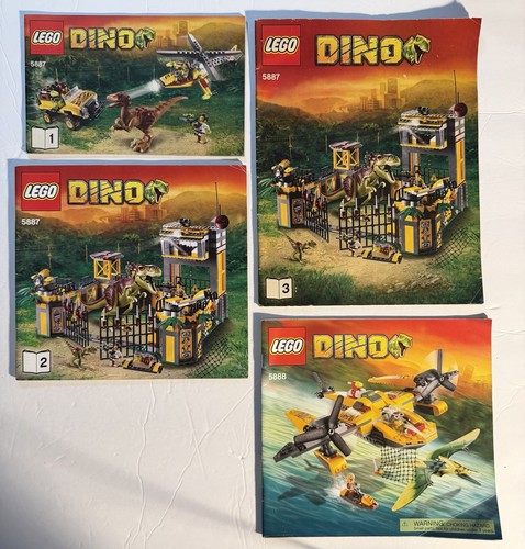 Lego dino solo manuali 5887 - dino, *solo