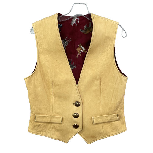 Gilet vintage vera - pelle, donna