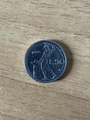 Rara micro moneta lire - moneta, 50