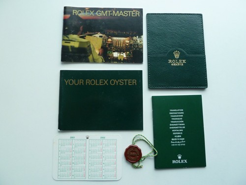 Rolex gmt master booklet set - rolex, gmt-master