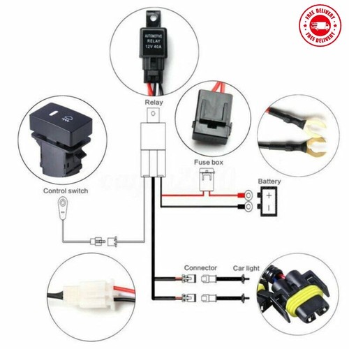 Kit cablaggio fendinebbia - kit,