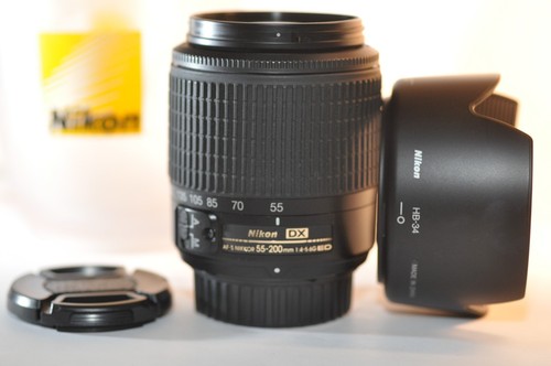 Nikon nikkor 55 200 mm - af-s,