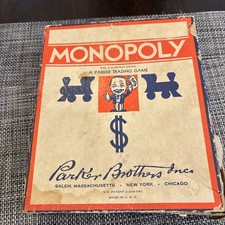 Scatola Monopoli Vintage