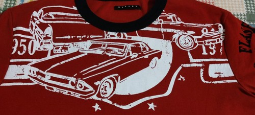 Vintage shirt sisley rossa - sisley,