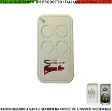 TELECOMANDO RADIOCOMANDO FREQ 433,92 MHz CODICE VARIABILE 66 BIT 4 CANALI SV-TRC
