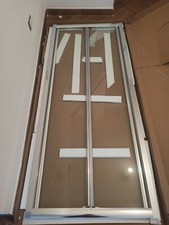 Box doccia nicchia porta pieghevole libro soffietto da 80x190 5mm cristallo