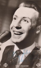PETER ALEXANDER autografo