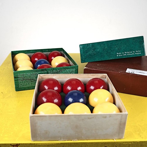 Lotto due scatole bocce - scatole, di