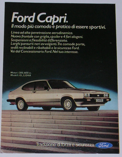 Advert pubblicità 1979 - 1979, ford
