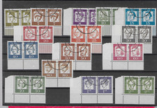 Germania Berlino 1961. Michel 199-213: Personalità, Coppie laterali USATI Compl.