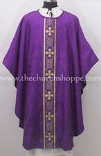 Casula Viola Clero Gotico Con