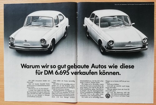 Volkswagen 1600 reklame - 1600,