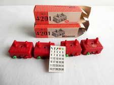 RIVAROSSI RIF 4201 LOTTO DI 4 COMANDO SCAMBIO FERROVIARIO SCALA HO E SCATOLE #3