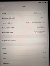 Apple Ipad Air 3a generazione