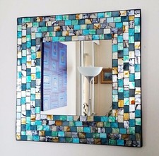 Specchio da parete mosaico