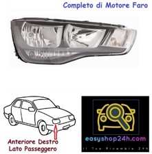 FARO FANALE PROIETTORE ANTERIORE DX PER AUDI A1 8X 2010 2014 H7 H1 CON MOTORE 