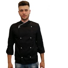 Giacca Cuoco Chef Nera Unisex