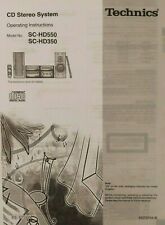 Technics SC-HD550 / SC-HD350