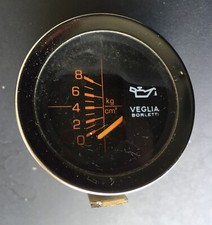 FIAT ABARTH MANOMETRO STRUMENTO INDICATORE PRESSIONE OLIO MOTORE STRUMENTI VEGLI