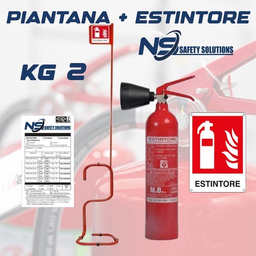 Estintore 2kg co2 casa - estintore,