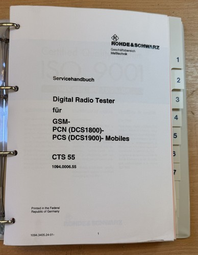 Rhode schwarz tester radio - schwarz,