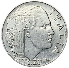 20 CENTESIMI 1940 XVIII -