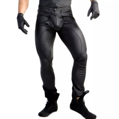 Pantaloni uomo ecopelle - pantaloni,