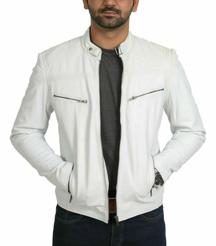 Giacca moto uomo elegante - da,