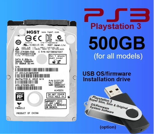 Ps3 500gb hard disk - ps3,