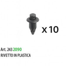 Rivetto Fermi Clip in Plastica