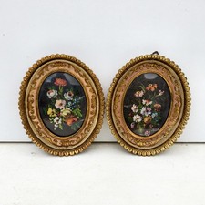 2 Quadretti Fiori Miniature