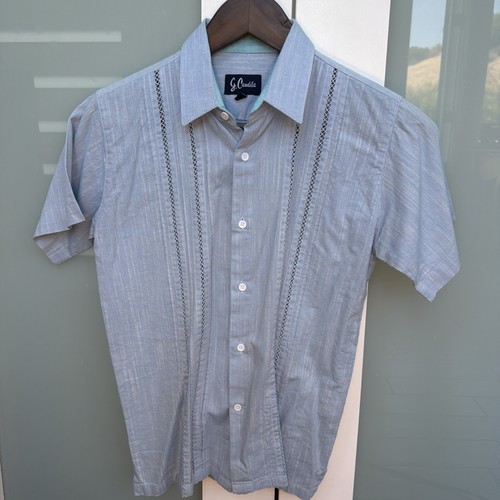 Guayabera ragazzo blu - , premium