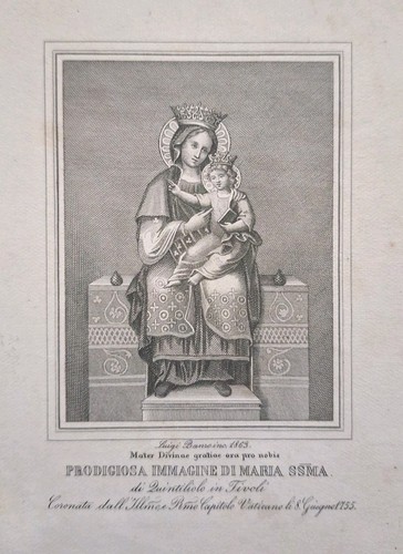 Madonna quintiliolo tivoli - madonna, di
