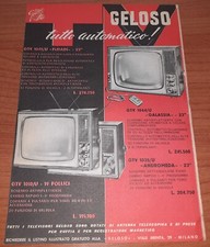Pubblicità televisori Geloso