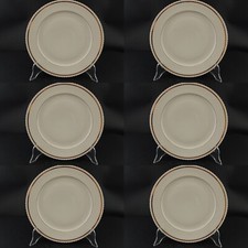 ANTICO SERVIZIO 6 PIATTI PORCELLANA BIANCA ORO BAVARIA SELTMANN WEIDEN ELISABETH