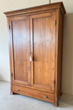 Armadio appendiabiti due ante epoca fine 800 con cassetto - RESTAURATO