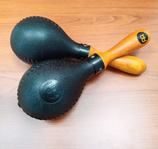 Meinl Percussion Coppia Maracas Da Concerto Professionali PM2BK NERO black
