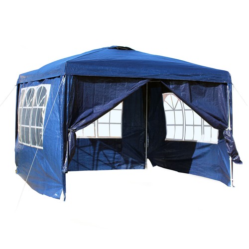 Ttgazebo 3x3m blu - con, teli