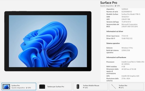 Surface pro penna - pro, +