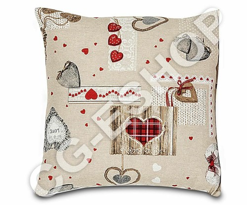 Coppia cuscini arredo tirolese - cuscini,