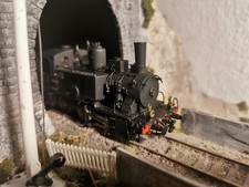 FS Locomotiva a vapore GR 835   M+F su base Rivarossi  gr 835 074