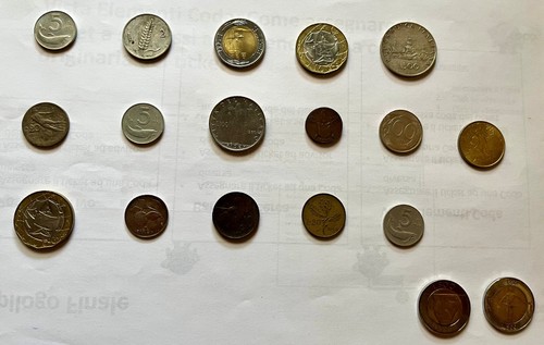 Mix vecchie monete lire