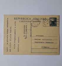 Cartolina postale della - postale,
