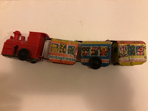 Trenino vintage latta con - trenino,